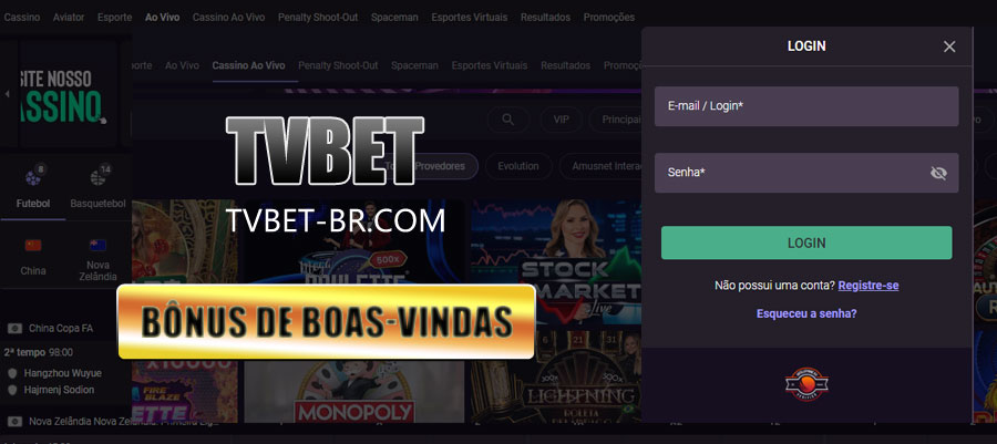 Desenvolvimento de tvbet Casino